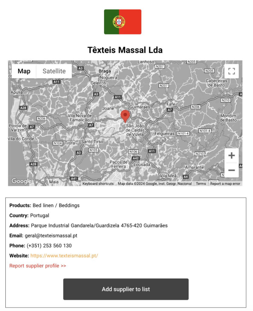 Portugal factory profile